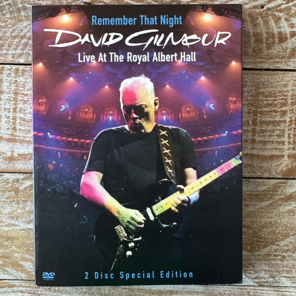 🌙David Gilmour Remember That Night: Live at the Royal Albert Hall 2-Disc DVD🌙